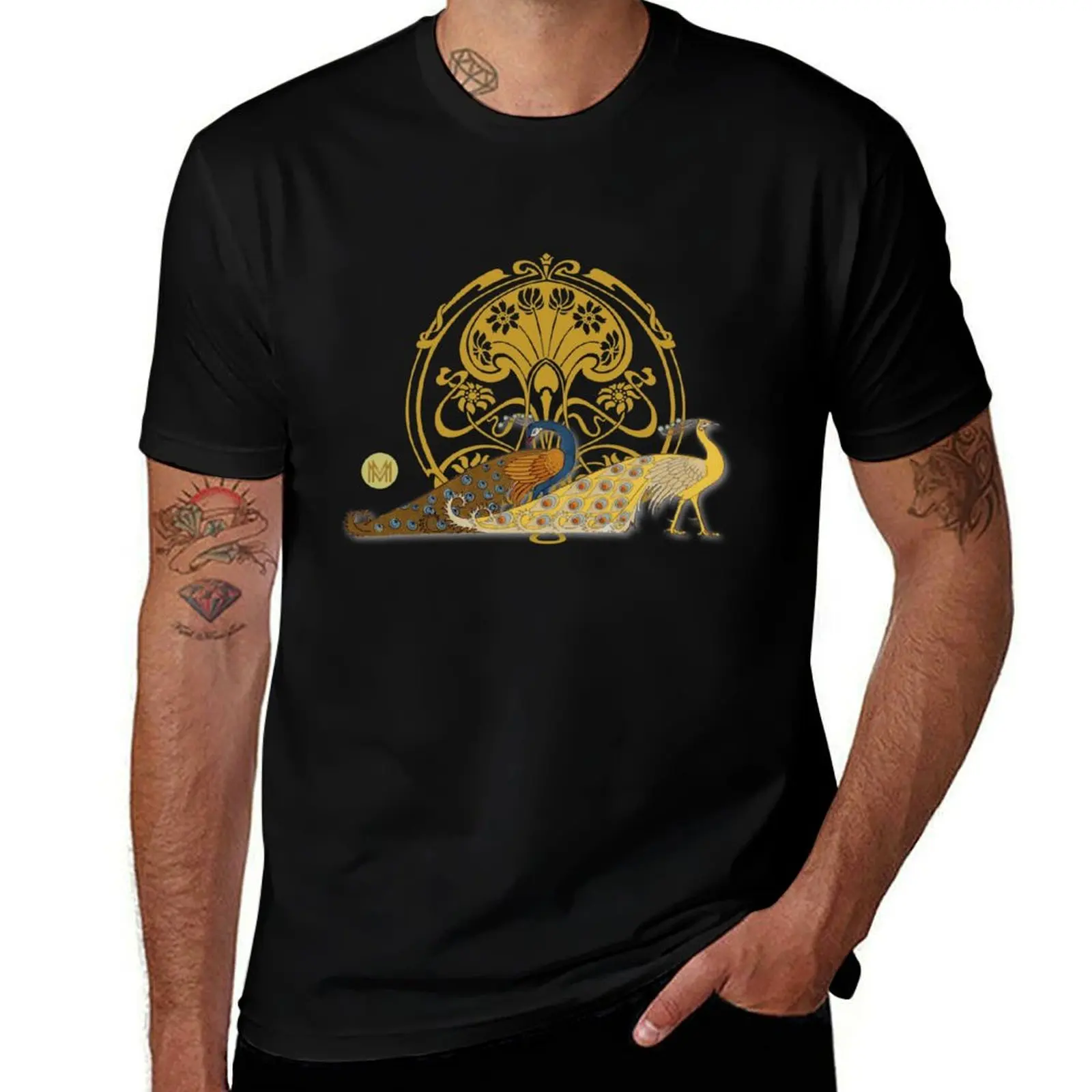 Art Nouveau revisited T-Shirt Active Sports Short Sleeve Cotton Shirt T-Shirt