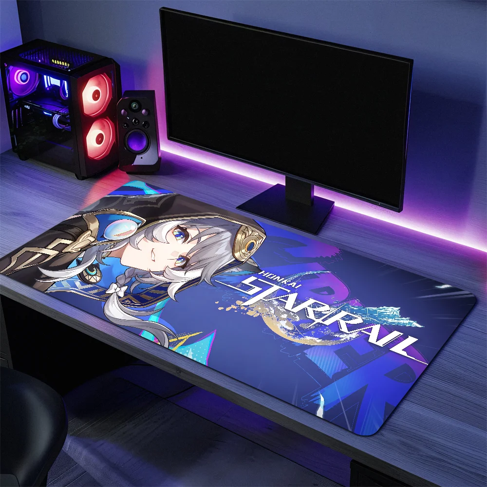 لوحة ماوس سائفر هونكاي ستار ريل كبيرة حصيرة مكتبية لوحة مفاتيح مريحة للمكتب المطاط PC غير قابلة للانزلاق ومضادة للتوتر مخصصة للمنزل بأفضل الأسعار