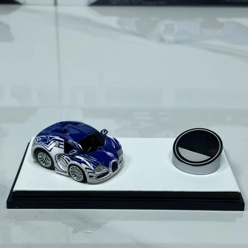 for TP Bugatti Ceramic Dragon Q car Egg car 1:64 resin simulation collector car model limited