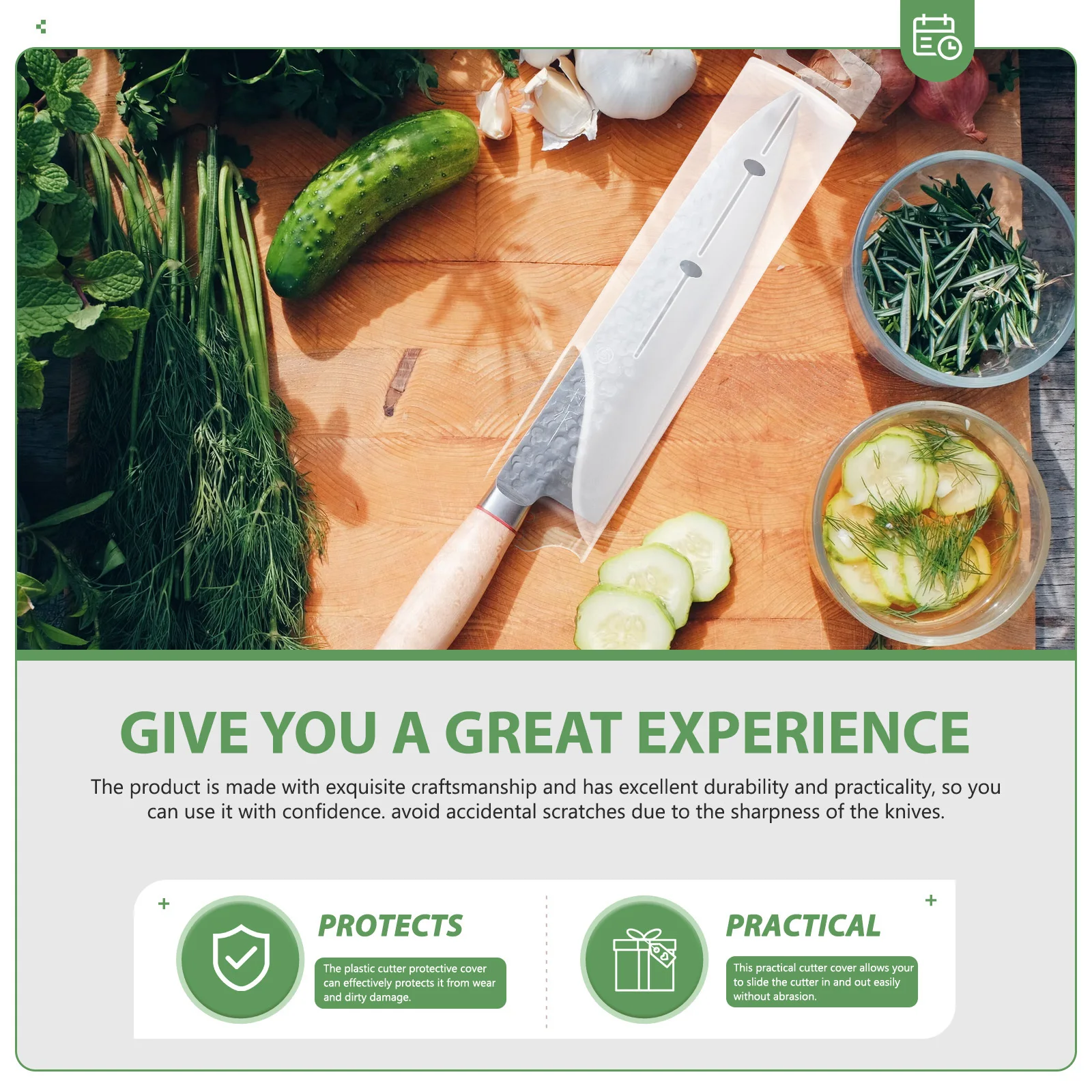 4Pcs Cutter Protective Sleeves Knives Guard Kitchen Gadgets Practical Cooking Cutter Covers Safe Handling