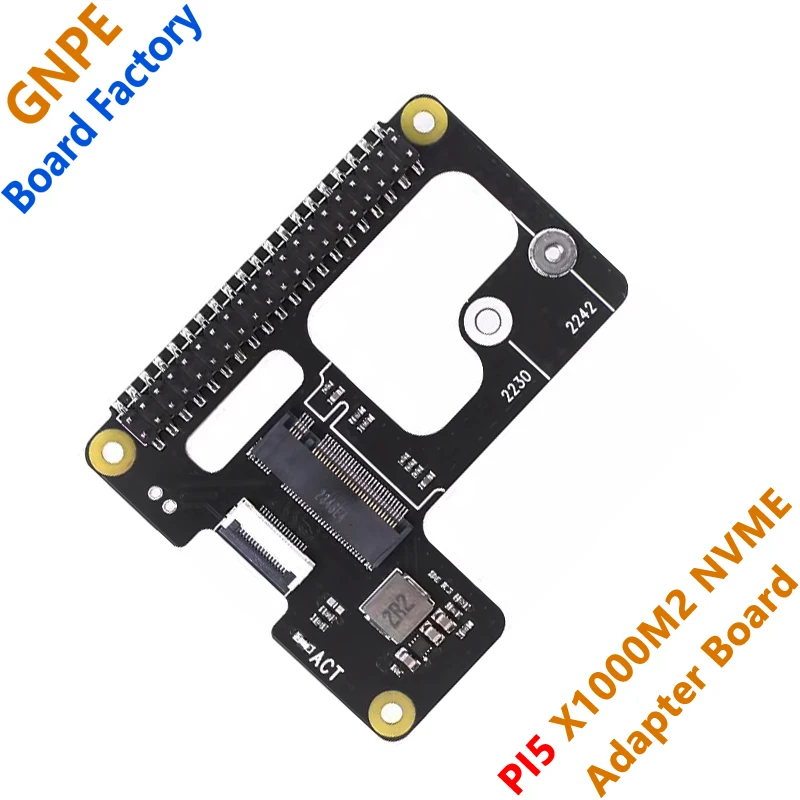 Pi 5 X1000 Hard Drive Expansion Board for Raspberry Pi 5 dedicated for PCIE to M.2 NVME SSD solid-state drive