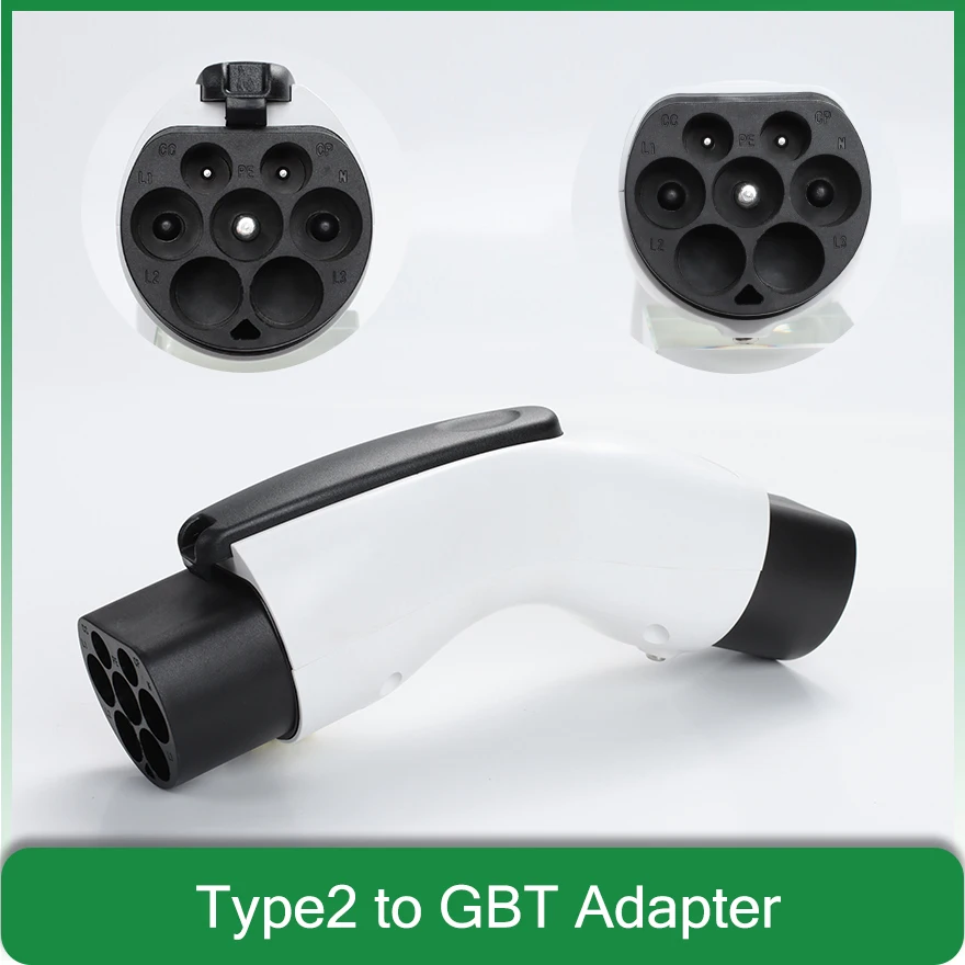 

Type2 to GBT Level 2 EV Charger VW ID4 Adapter 16A 32A 22kw 3 phase Chinese EVSE Car IEC62196 Charging station Adaptor 2023