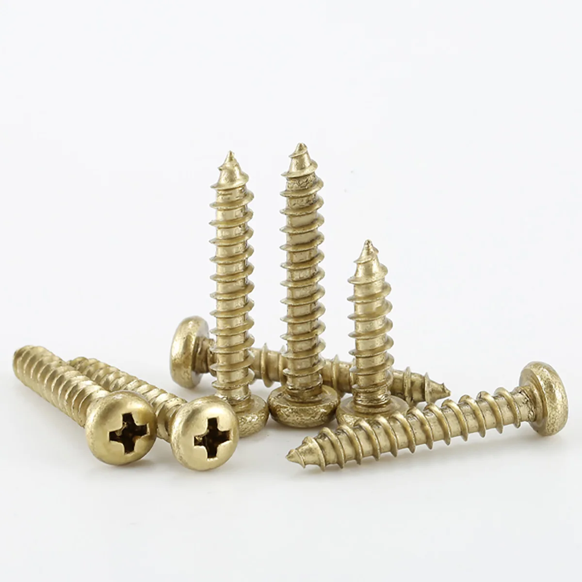 Brass Round Head Self Tapping Screw / Phillips Screw / Wood Screw M3M3.5M4M5