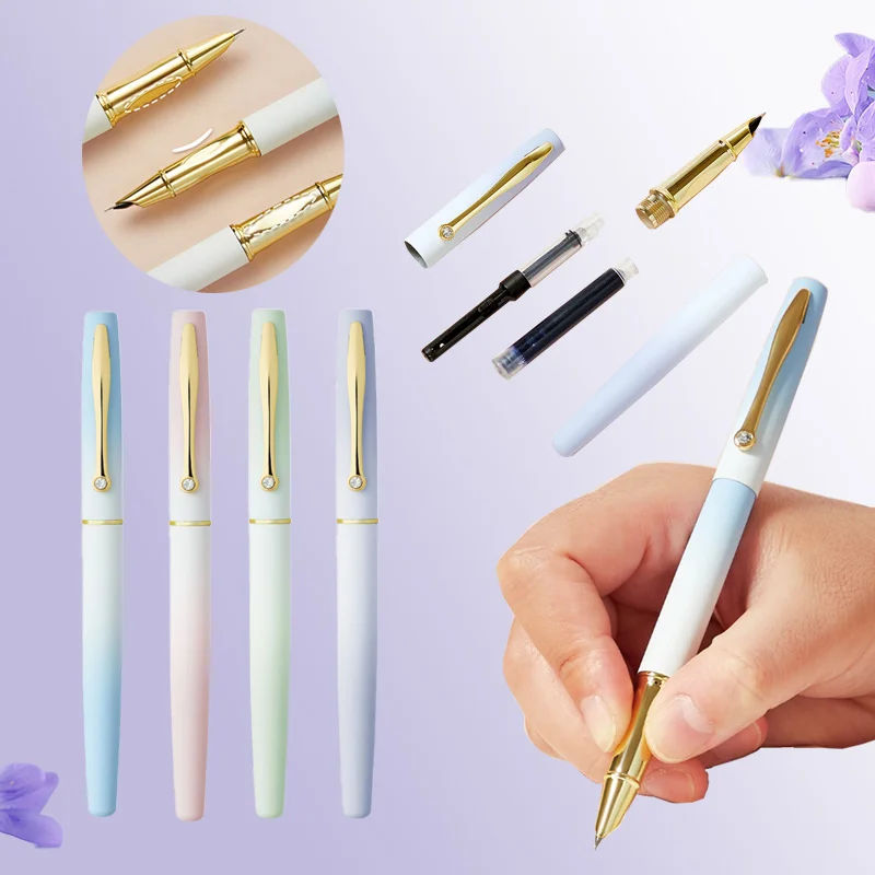 Fountain Pen Wear-resistant Smooth To Write for Calligraphy Practice Signature Drawing Suitable Beginners Students