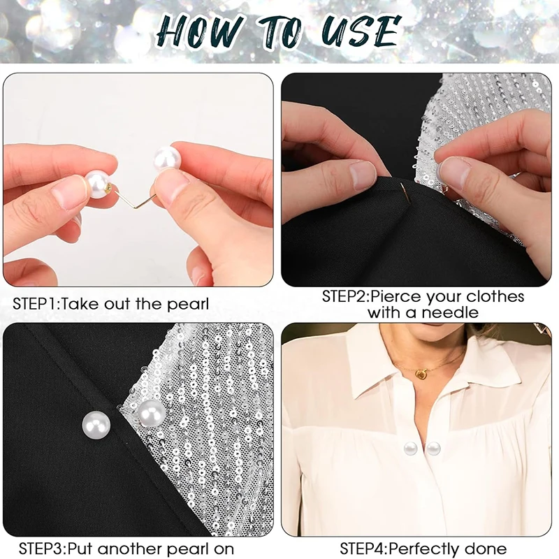 9 قطعة دبابيس بروش اللؤلؤ للنساء دبابيس السلامة الزخرفية المضادة للتعرض دبابيس للملابس شال كليب لتزيين حفلات الزفاف #5