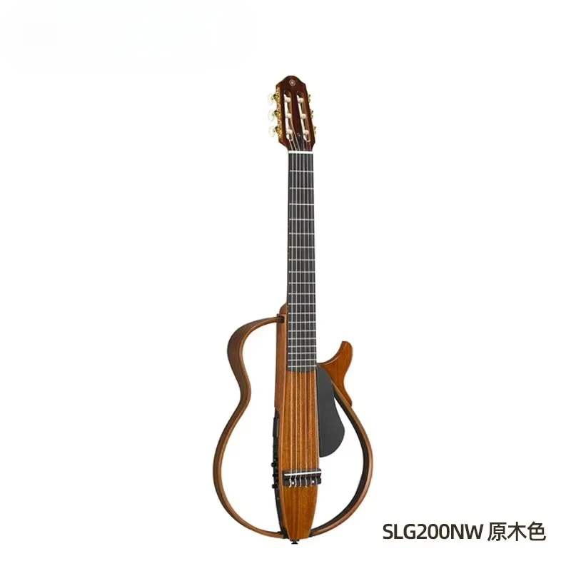 SLG200NM 39 Inch Full Single Silent Guitar Portable Classical Electric Case Mahogany Travel Artefact Classical Guitar