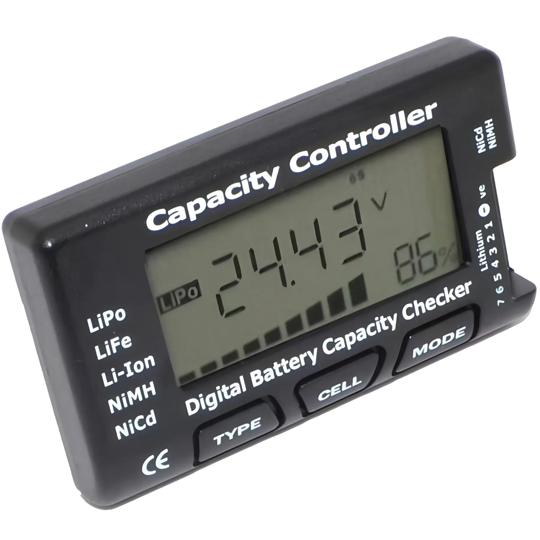 Rc Cellmeter-7 Digital Battery Capacity Checker Lipo Life Li-ion Nicd Nimh Battery Voltage Tester Check High-precision Detection