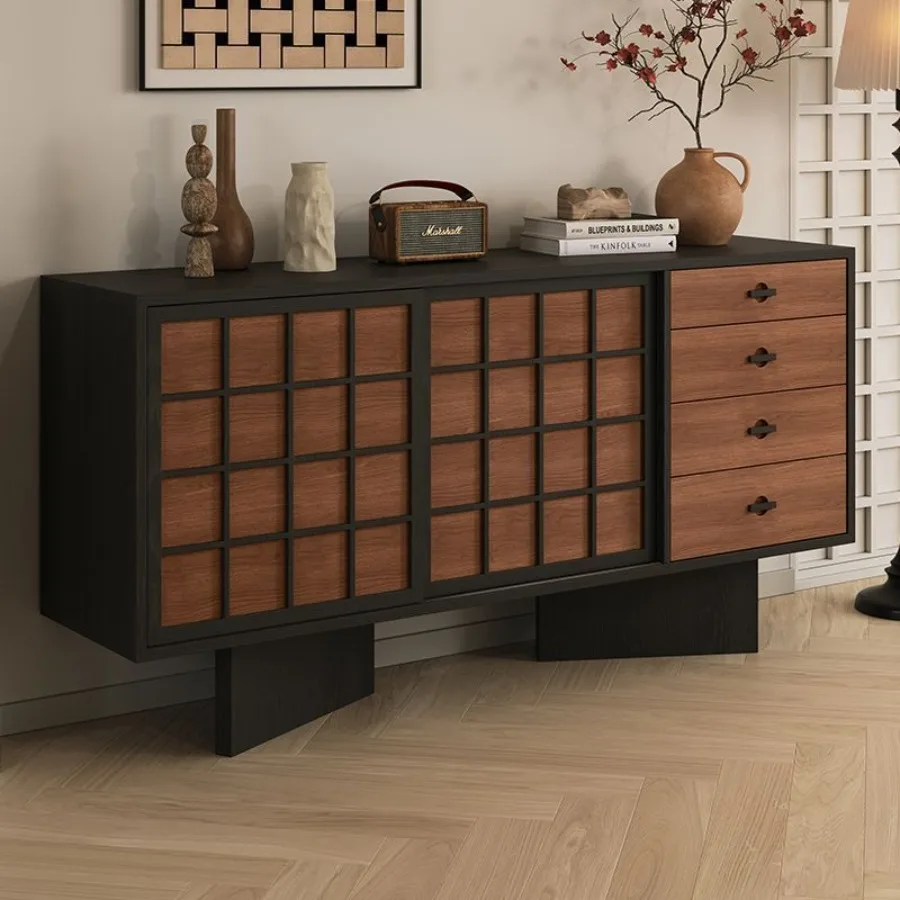 

Современные минималистичные шкафы для гостиной в стиле ретро, ​​винтажные настенные шкафы, дизайнерская мебель для хранения, элитная мебель для дома Muebles LJ40