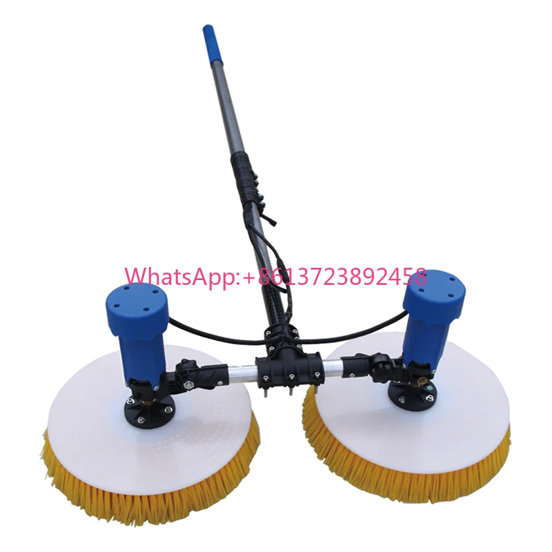 Solar Panel Cleaning Brush Kit Robot Window Glass Cleaning Brush and Robot, Photovoltaic Cleaner Equipment Tool System