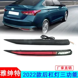 Paraurti auto solaris fanale posteriore per Hyundai accent fanale posteriore lampada freno LED solaris 2022y fanali posteriori accento luce posteriore