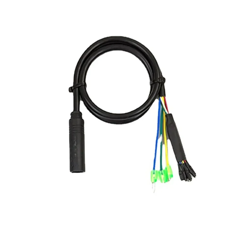 Electric Bicycle 60cm 9 Pin Female Extension Motor Cable Motor Adapter With Hall Connector Ebike Extension Cable Lines Accessory