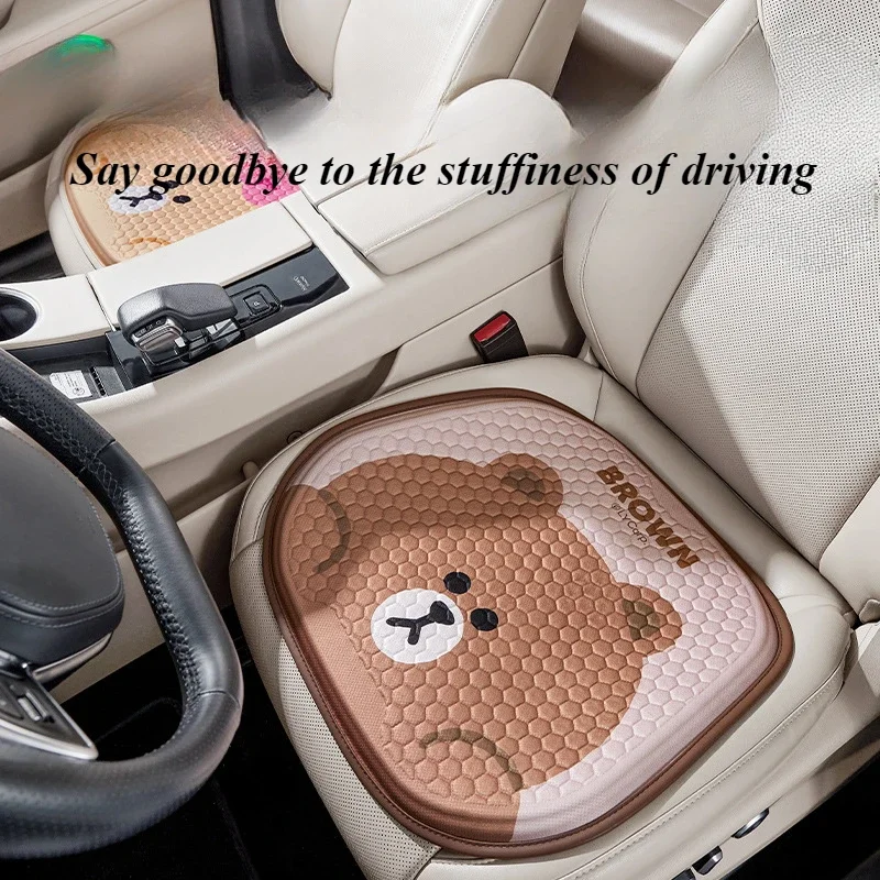 

Summer Cool Breathable High-end Cooling Pad Single Piece Cushion Inside The Car All Season Universal Honeycomb Gel Seat Cushion