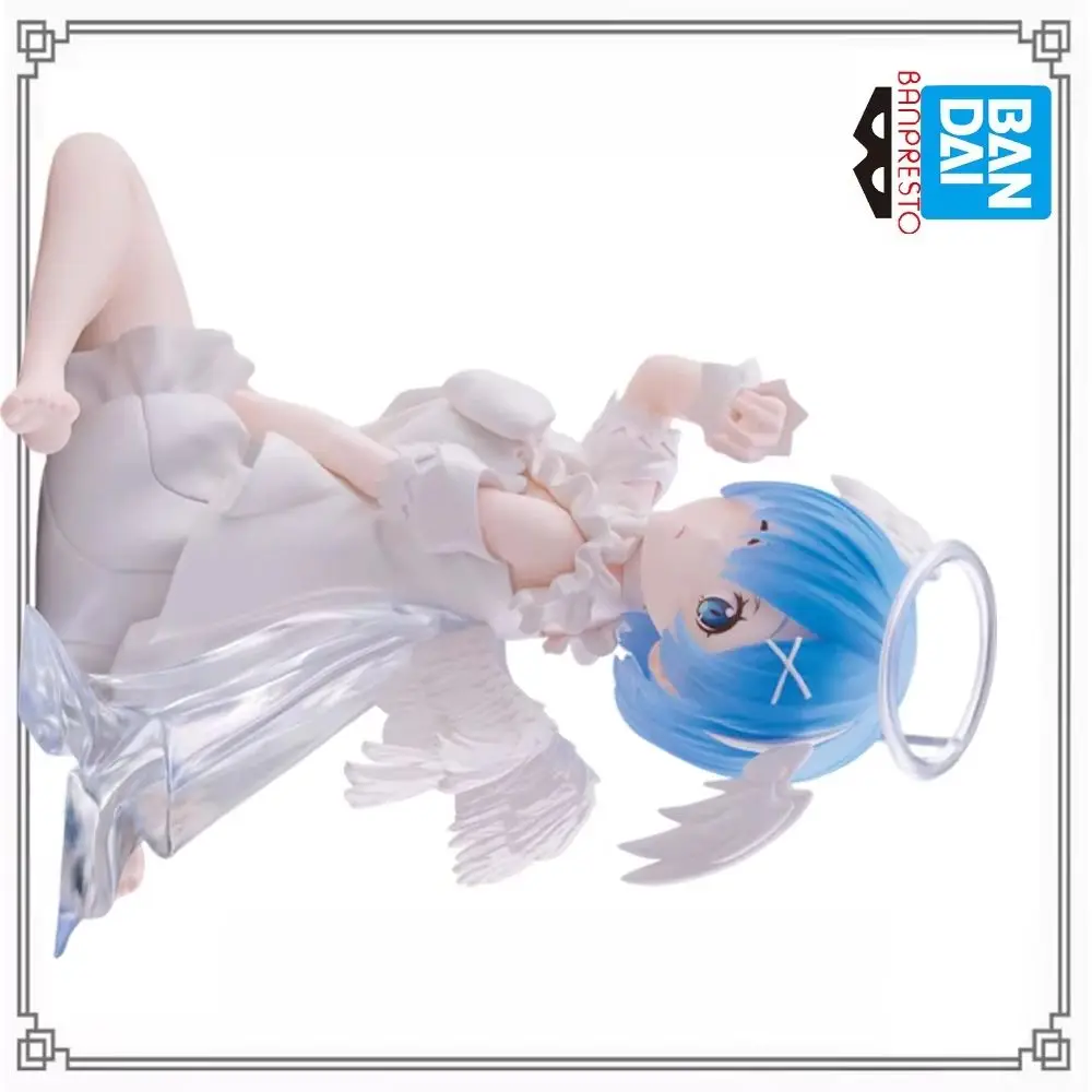 100% in Stock Original Bandai Spirits Re:Zero Kara Hajimeru Isekai Seikatsu Rem Sweet Angel Ver. Model Decoration Garage Kit