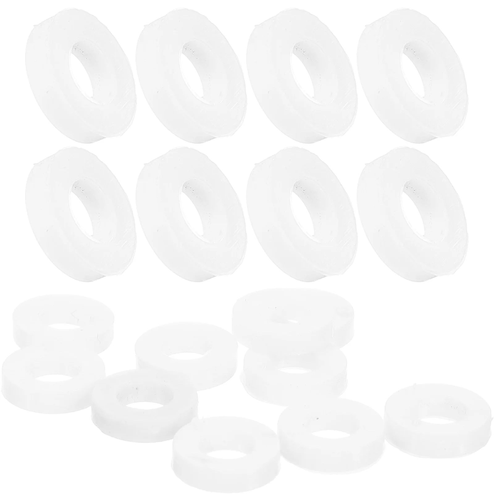 

20 Pcs Accessories Drum Set Screws and Washers Parts Machine Plastic Percussion Instrument Pads