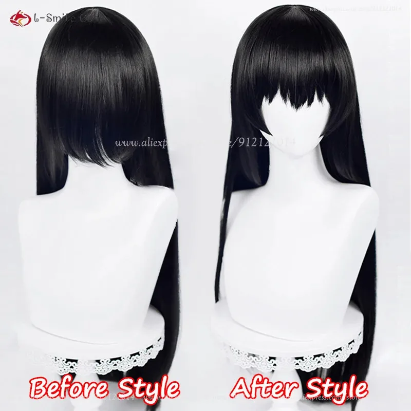 111 www أنيمي جاسوس شعر مستعار يور مزور تأثيري 80 سنتيمتر أسود مستقيم الباروكات مقاومة للحرارة الاصطناعية الشعر هالوين + ث