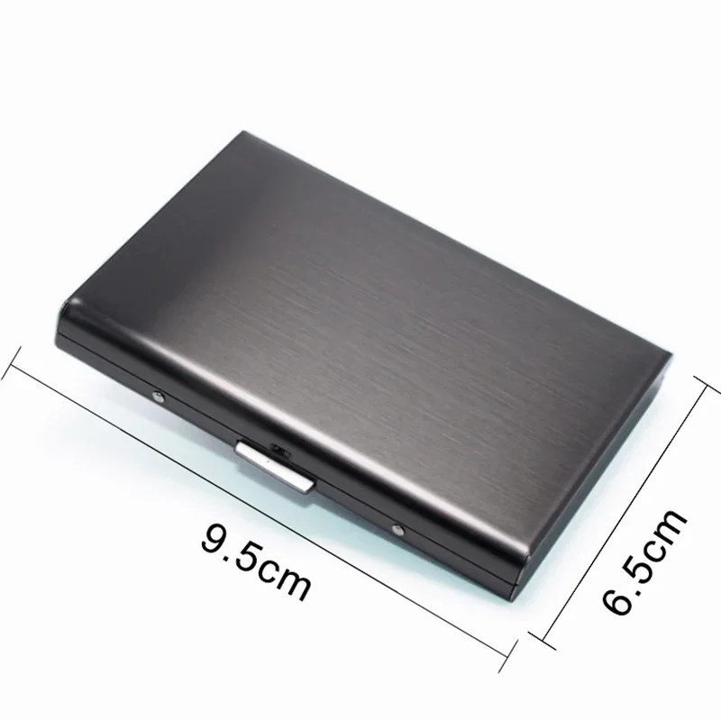 RFID ビジネスカードホルダー カードウォレット アルミニ - Card Case Minimalist のレビューと価格