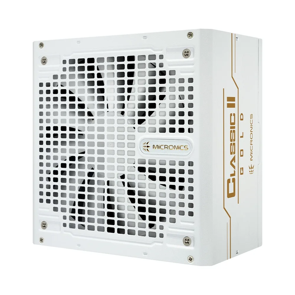 ميكرونيكس كلاسيك Ii 1200W 80Plus ذهبي وحدات كاملة بيضاء Atx3.1