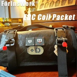 ATOM EDC Coil Packet Black Organizer Bag Metal Toy Carry Storage Bag