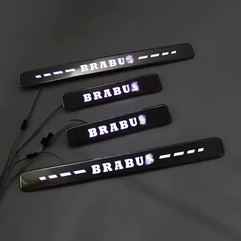 

Оригинальные белые светодиодные накладки на пороги Plug and Play подходят для Benz G Class W463A 2019-2022