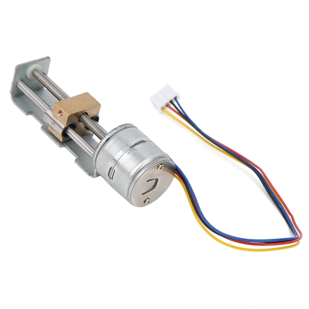20mm Stepper Motor Mini Linear Lead Screw Nut Slider 2‑Phase 4‑Wire for DIY Small Sliders