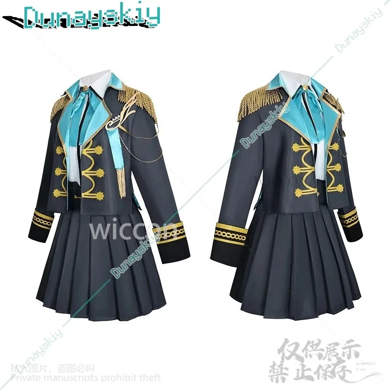 

COSda@Project Sekai Cosplay Anime PJSK Azusawa Kohane World Link2 Costume Knights Y2K Coat Dress Punk Idol Uniform Wigs Customiz
