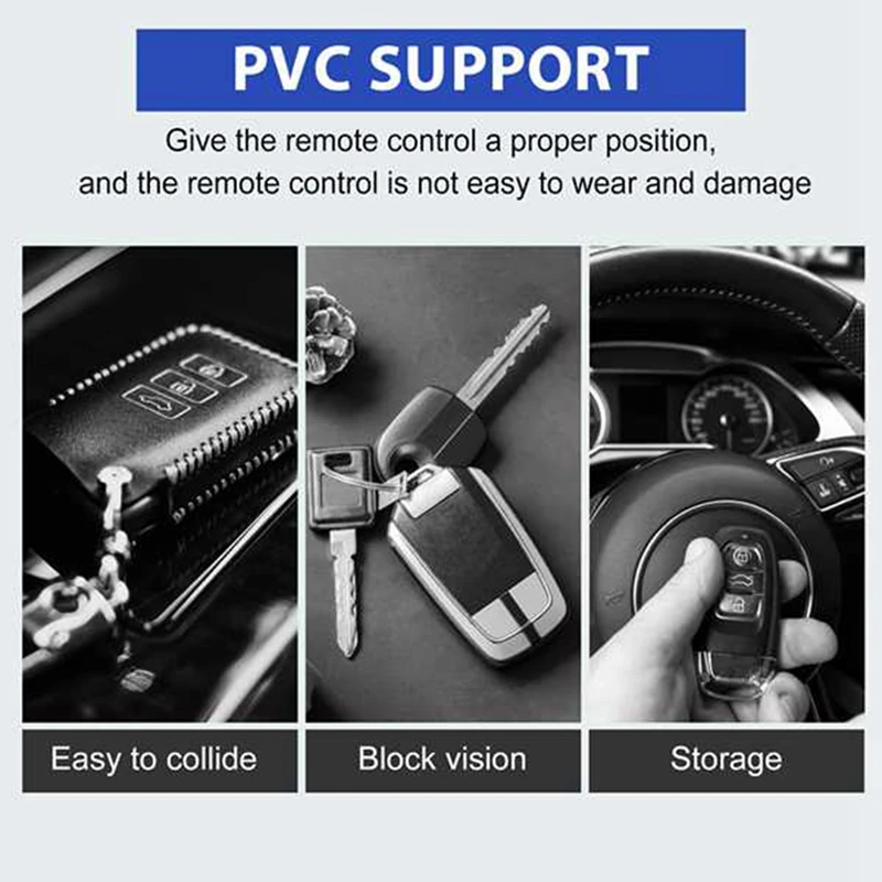 5Pcs Car Sun Visor Clip Holder Gate Remote For Garage Door Control Car Keychain Barrier Universal Opener Accessories