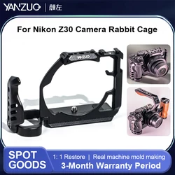 Camera Rabbit Cage for Nikon Z30 Camera Accessories with 1 /4 Screw Hole Locating Aluminum Alloy Protection Frame Camera Cage