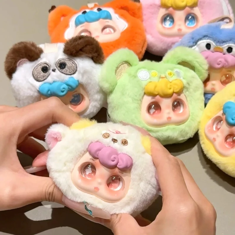 

Kawaii Sweet Fufu Animal Series Vinyl Face Blind Box Cute Collectible Figure Charm Pendant Bag Clip Keychain Girls Birthday Gift