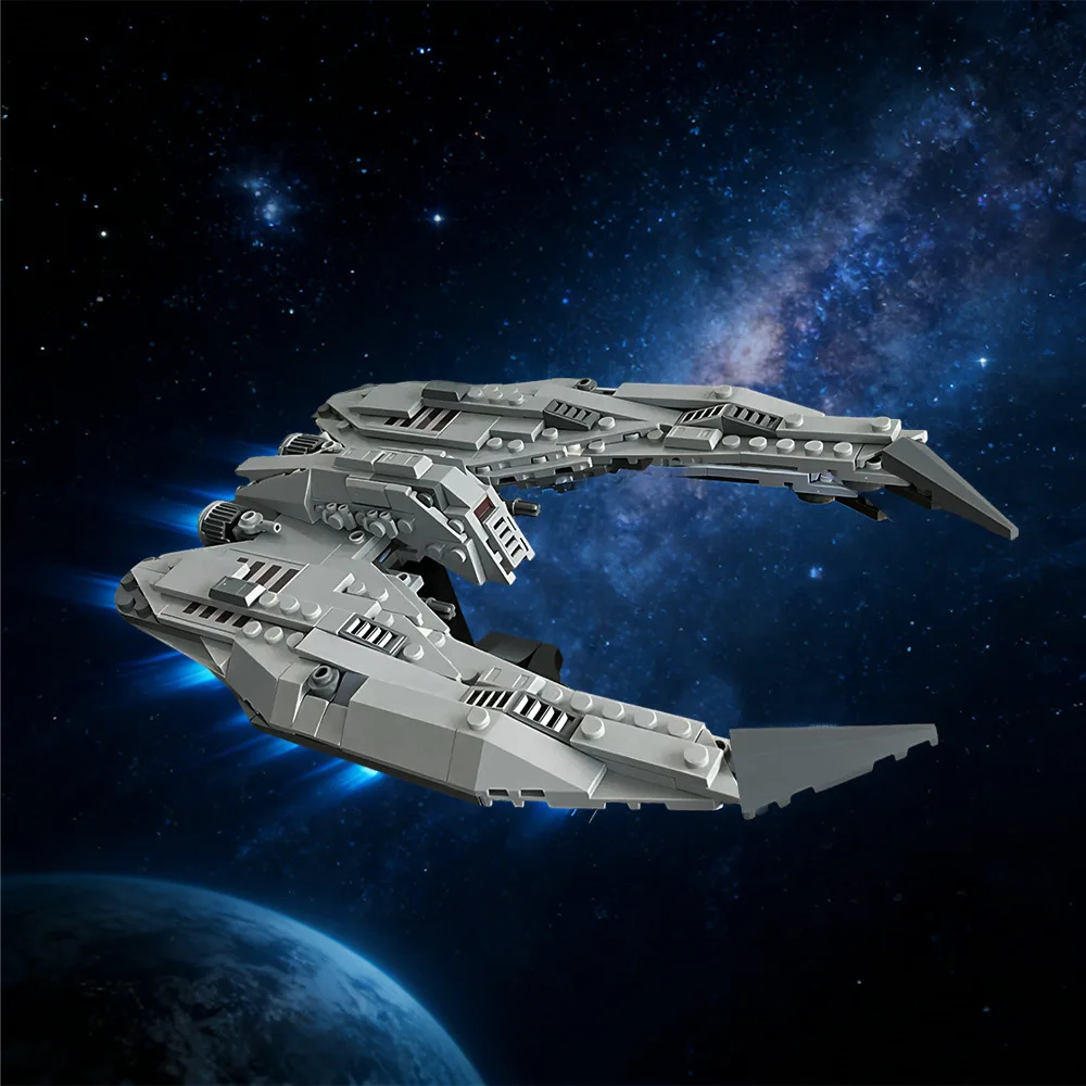 Classic Movie Galactica Cylon Raider‌ Space Fighter Building Blocks Toys Starfighter