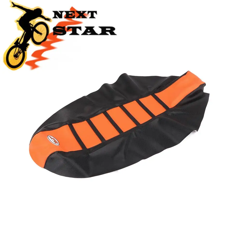 Gripper Soft Seat Cover For KTM SX EXC 65 85 125 200 250 300 400 450 525 Ribbed Motorcycle Dirt Pit Bike Motocross