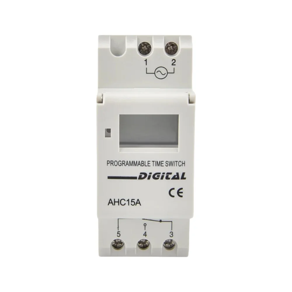 Din Rail 220V Microcomputer Small Time Control Switch timer THC15A Fully Automatic Electronic Time Controller Timer
