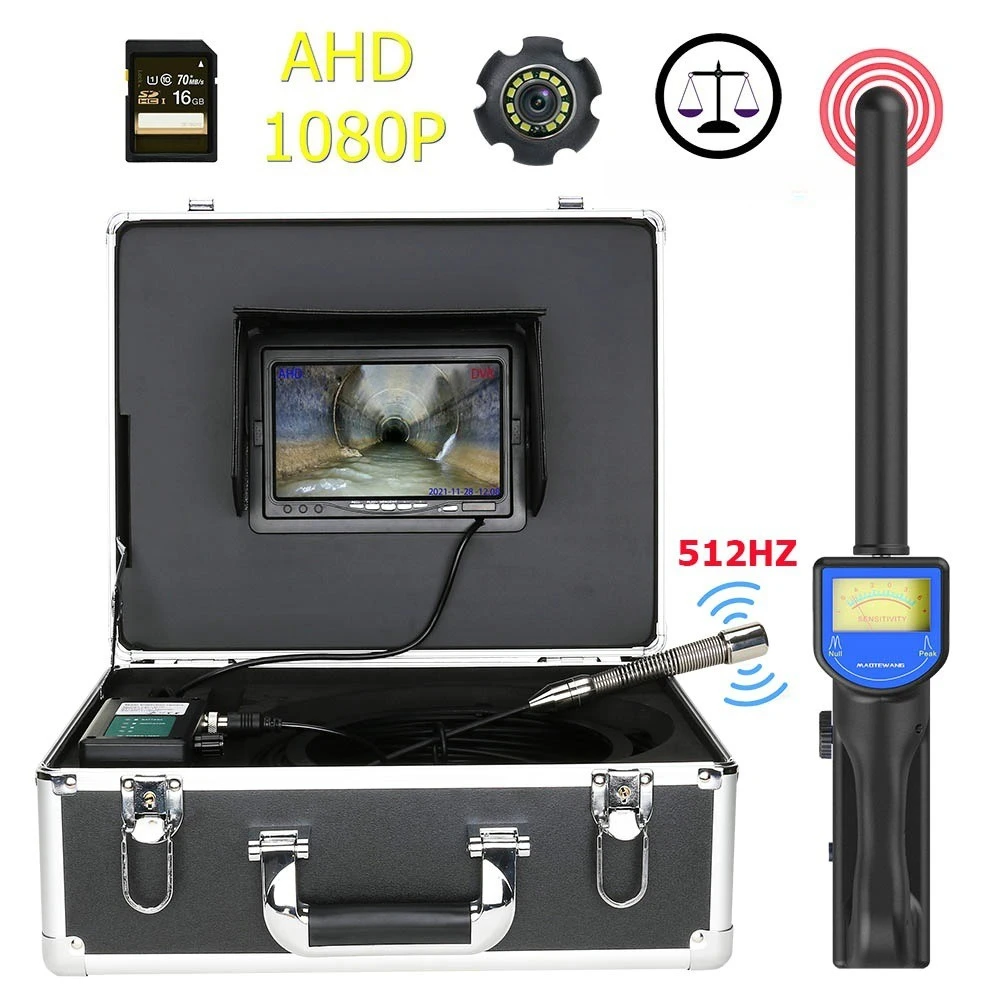 

TV 512HZ Pipe Locator Waterway Camera Industrial Pipe Endoscope