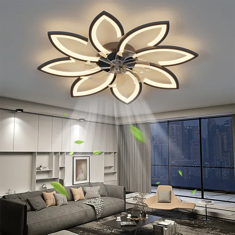 Imagem -02 - Led Modest Teto Pendant Lamps com App rc Pendurado Fan Lights Luminárias para Sala de Jantar e Quartos Decoração para Casa