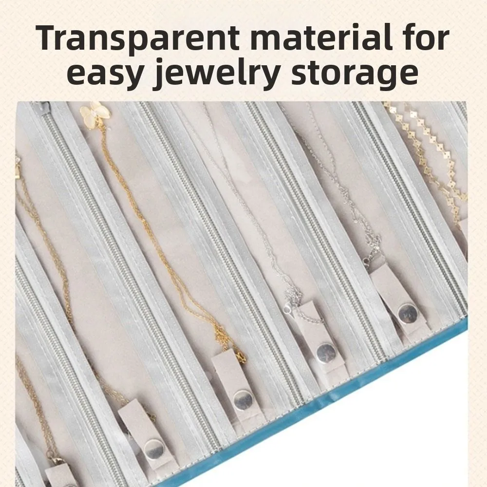 

9/18 Grids Jewelry Display Bag Portable Roll Up Bangle Protective Bag Delicate Elegant Jewelry Organizer Casual Storage
