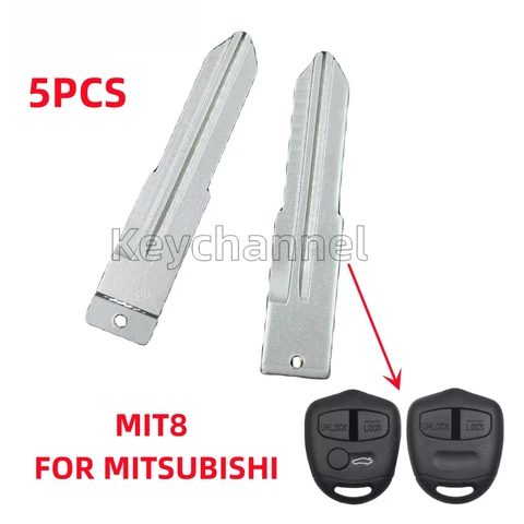 Keychannel 5 шт./лот OEM лезвие ключа автомобиля MIT8 MIT8FH дистанционный откидной ключ лезвие для Mitsubishi Montero Lancer Pajero Colt Triton Shogun