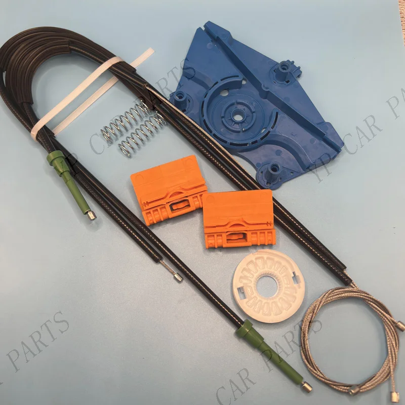 2000-2008 WINODW KIT FOR AUDI A4 B6/B7 WINDOW REGULATOR CABLES AND CLIPS FRONT-RIGHT SIDE