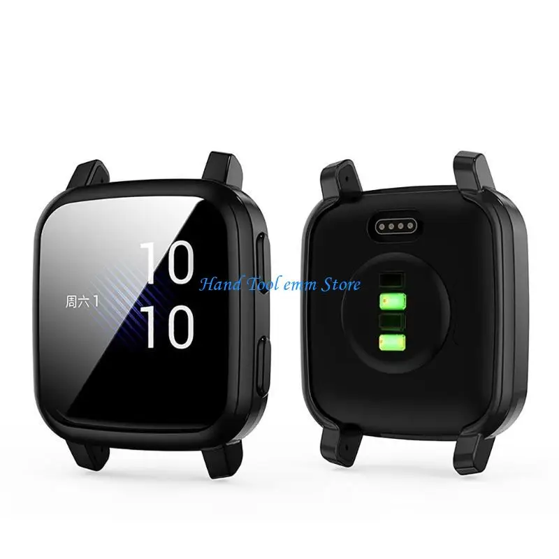 H37F Smartwatch Cover Soft for Case Waterproof TPU Screen Protector Shockproof Housing Frame Bumper for Shell for V