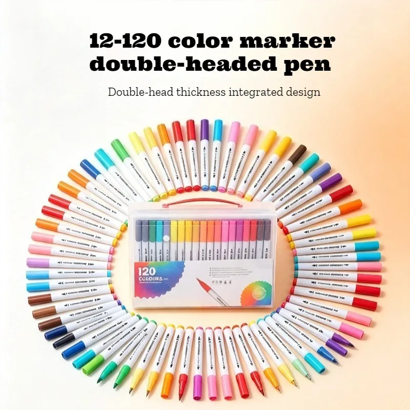 12-120-colors-markers-set-dual-tip-brush-pen-fine-tip-painting-watercolor-art-marker-pens-for-manga-art-drawing-supplies