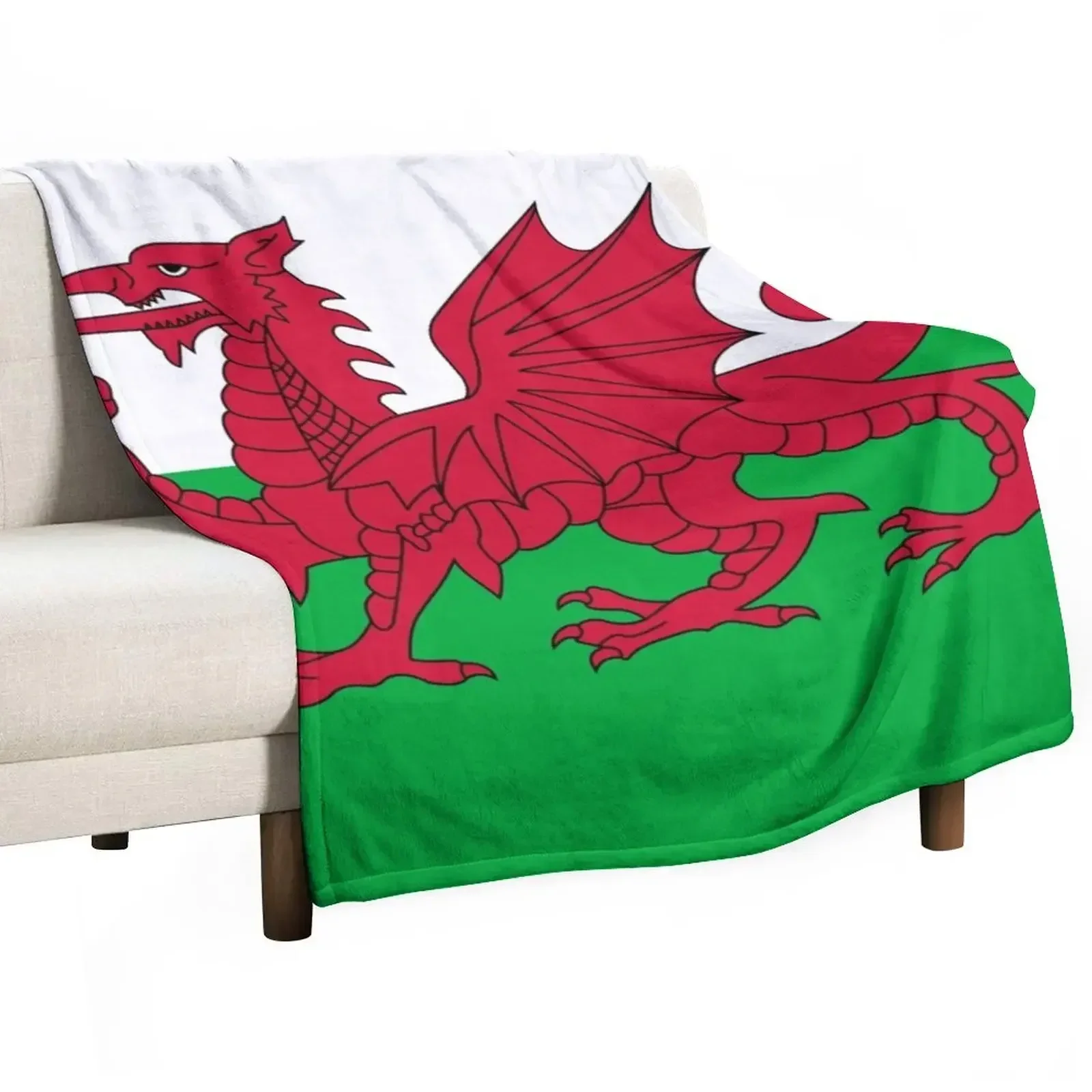 

Wales National Flag - Welsh Fan Multiple Sticker Sheet Throw Blanket Winter beds Large Blankets