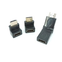 Adjustable HDMI-compatible Male to Female Connector 90 270 Degree Converter Right Angle Adapter Elbow for HDTV TV Video Cable A7