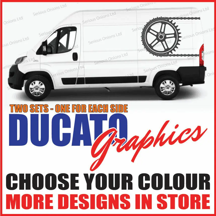 Fiat Ducato graphic stickers decal Motorhome Campervan Bike Relay Boxer dc35