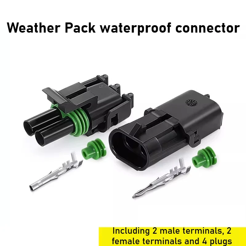 DJ3021Y-2.5-11/21 Connector, Two-pin Waterproof Plug 12015792/12010973