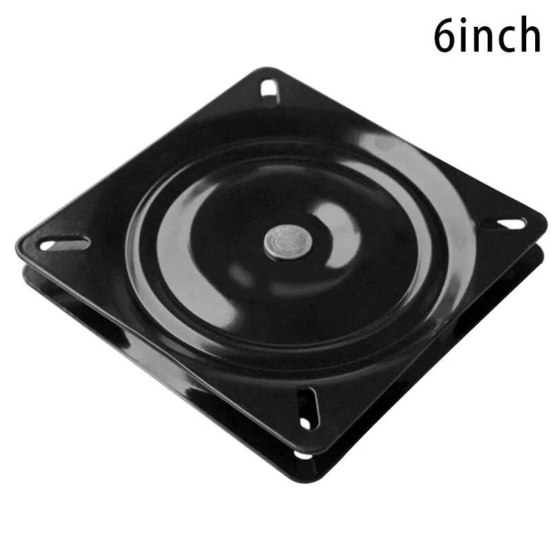 5/6/7/8 Inch Heavy Duty Steel 360 Degrees Rotating Seat Swivel Base Mount Plate for Bar Stool Chair Table Applications Tools