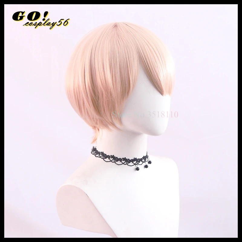 YEON HAJUN Cosplay Wig Light Blonde Short Synthetic Hair Game BAE Paradoxlive Idols Halloween Headwear