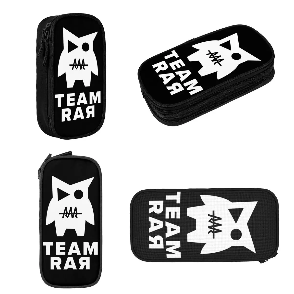 Team RAR Space Monsters Pencil Cases Large Storage Pen Bags Pen Box Pencil Pouch For Boys Girl Students Stationery School Office