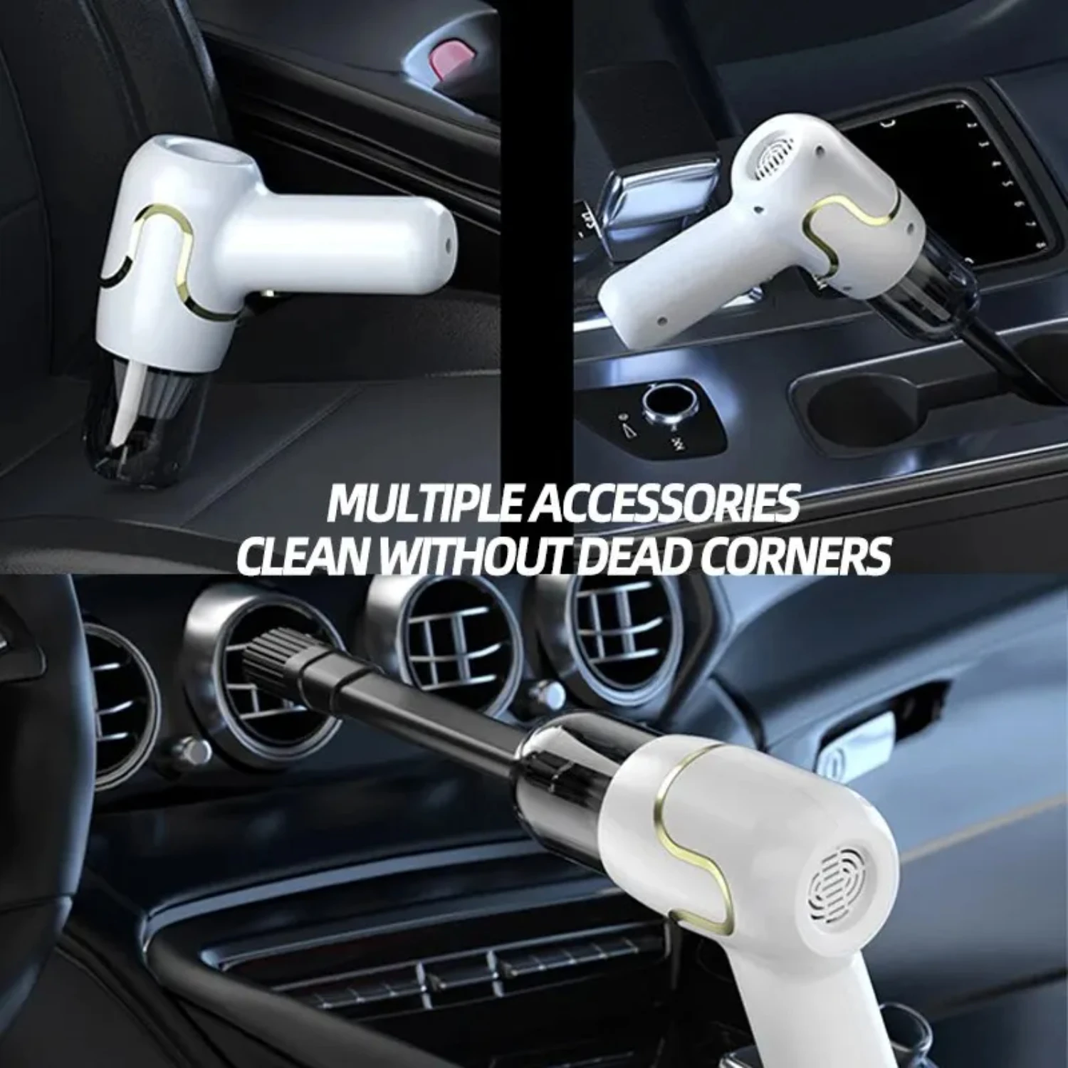 Efficient, Portable and High-Capacity Wireless Vacuum Cleaner Set with Powerful 12000PA Suction - Perfect for Cleaning Home and