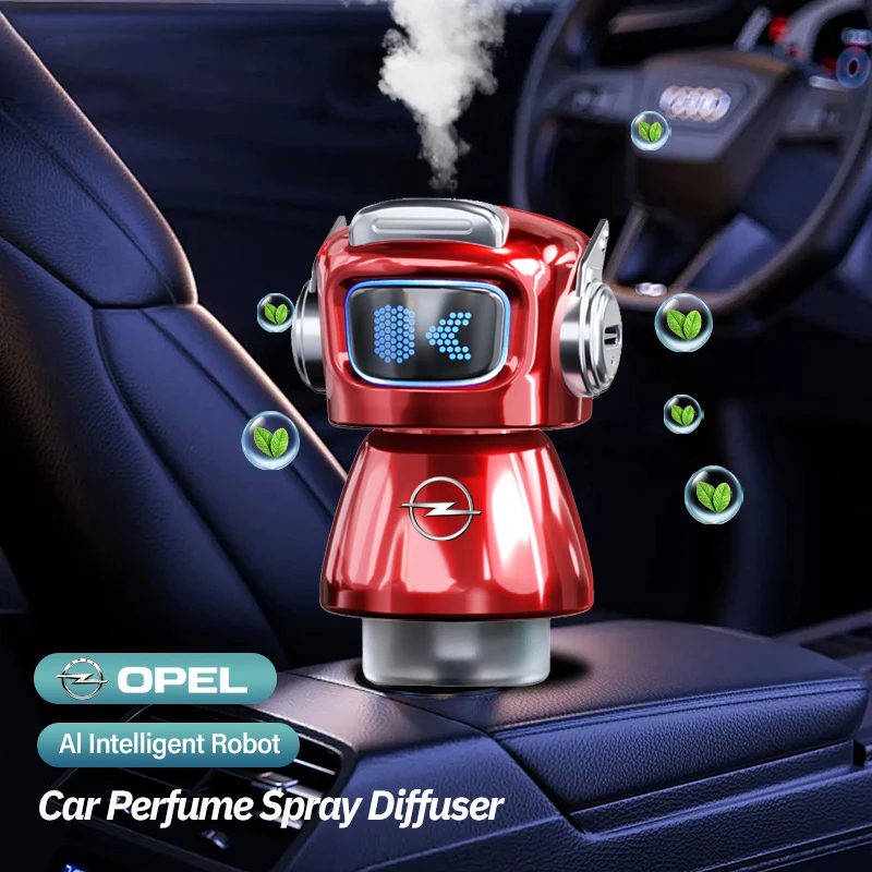 

Car Air Freshener Aroma Diffuser AI Robot Auto Fragrance Spray For Opel Astra Grandland Corsa Mokka Frontera Insignia Zafira Viv