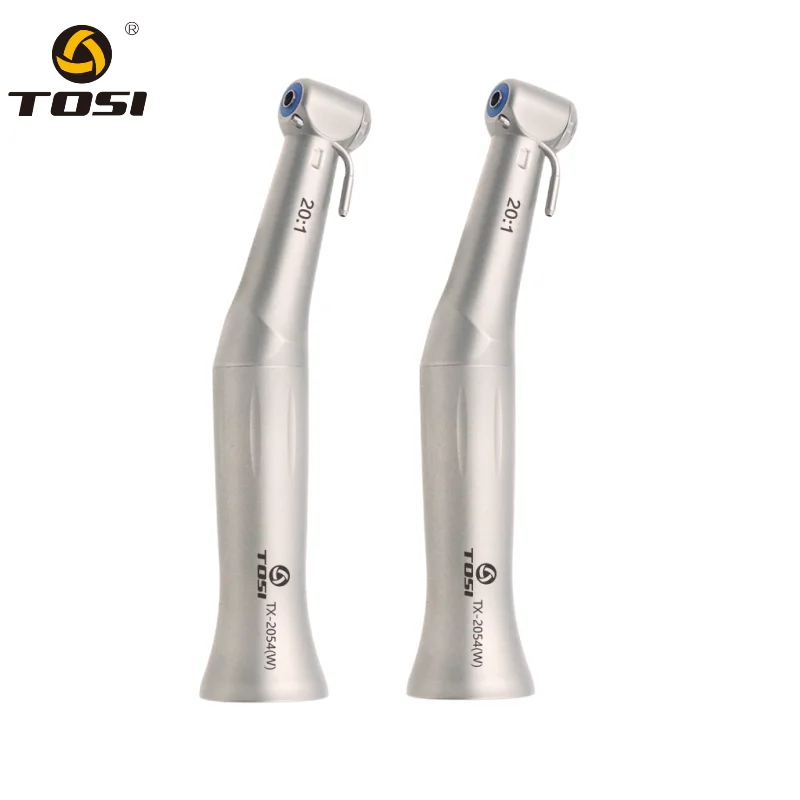 

TOSI Dental Implant Handpiece 20:1 Push Button Implant Reduction E-Type Contra Angle External Irrigation Spray Handpiece