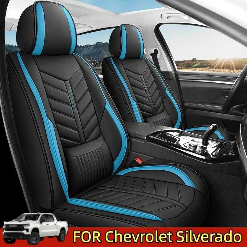 

FOR Chevrolet Silverado Car Seat Covers for Honda Civic 2000-2026, Stylish Sport Seat Cover, Premium Leather Car Seat Cover.