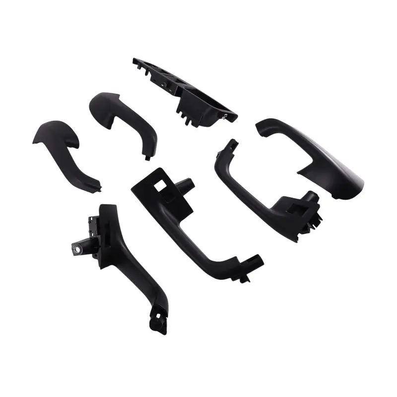

Classy-For Golf 5 Gti-MK5 Jetta 1K4868049C Black Interior Handle Door Grab Window Switch Bezel Cover 7PCS Inner Armrest